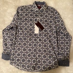 Long sleeve Button down “Consequence” shirt.